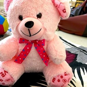 Cute pink teddy